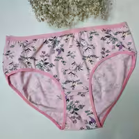 شورت نخی زنانه طرح گل صورتی ترک برند گودگرل سایز ایکس لارج