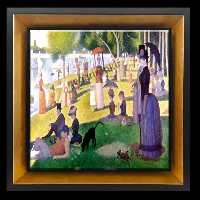 تابلو کاشی بعدازظهر یکشنبه در جزیره گراند ژات مدل AX 12