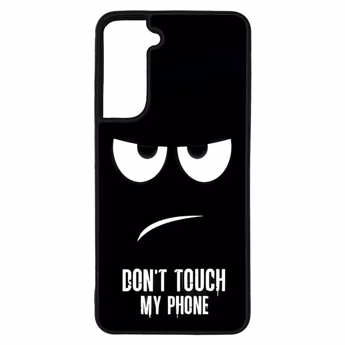 کاور طرح DONT TOUCH MY PHONE کد G-090 مناسب برای گوشی موبایل سامسونگ Galaxy S21 FE | دیجی قاب دونی