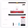 برچسب پوششی ماهوت مدل Iran-Flag-1 مناسب برای تبلت سونی Xperia Tablet Z LTE 2013