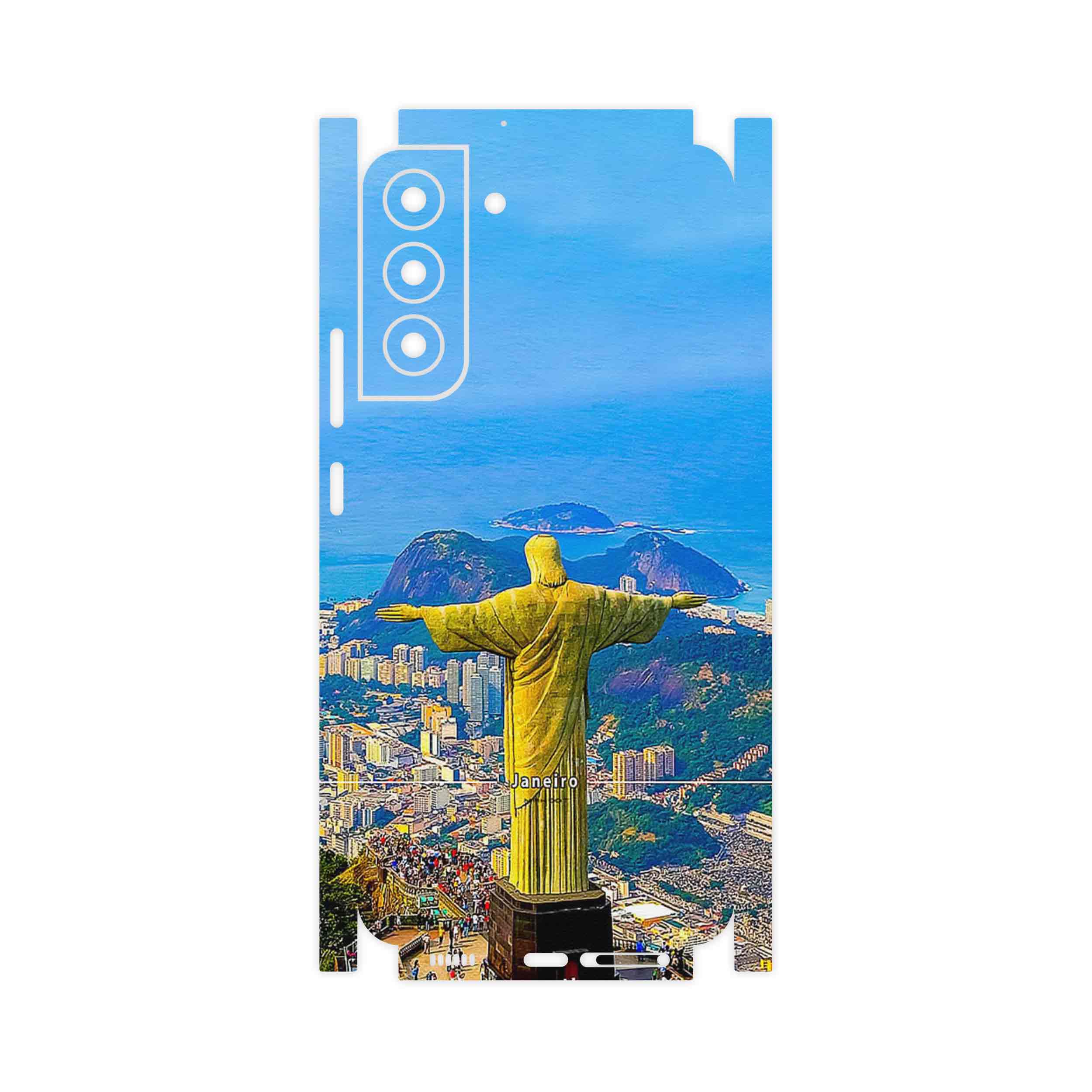 برچسب پوششی ماهوت مدل City of Rio de Janeiro-FullSkin مناسب برای گوشی موبایل سامسونگ Galaxy S22 Plus 5G