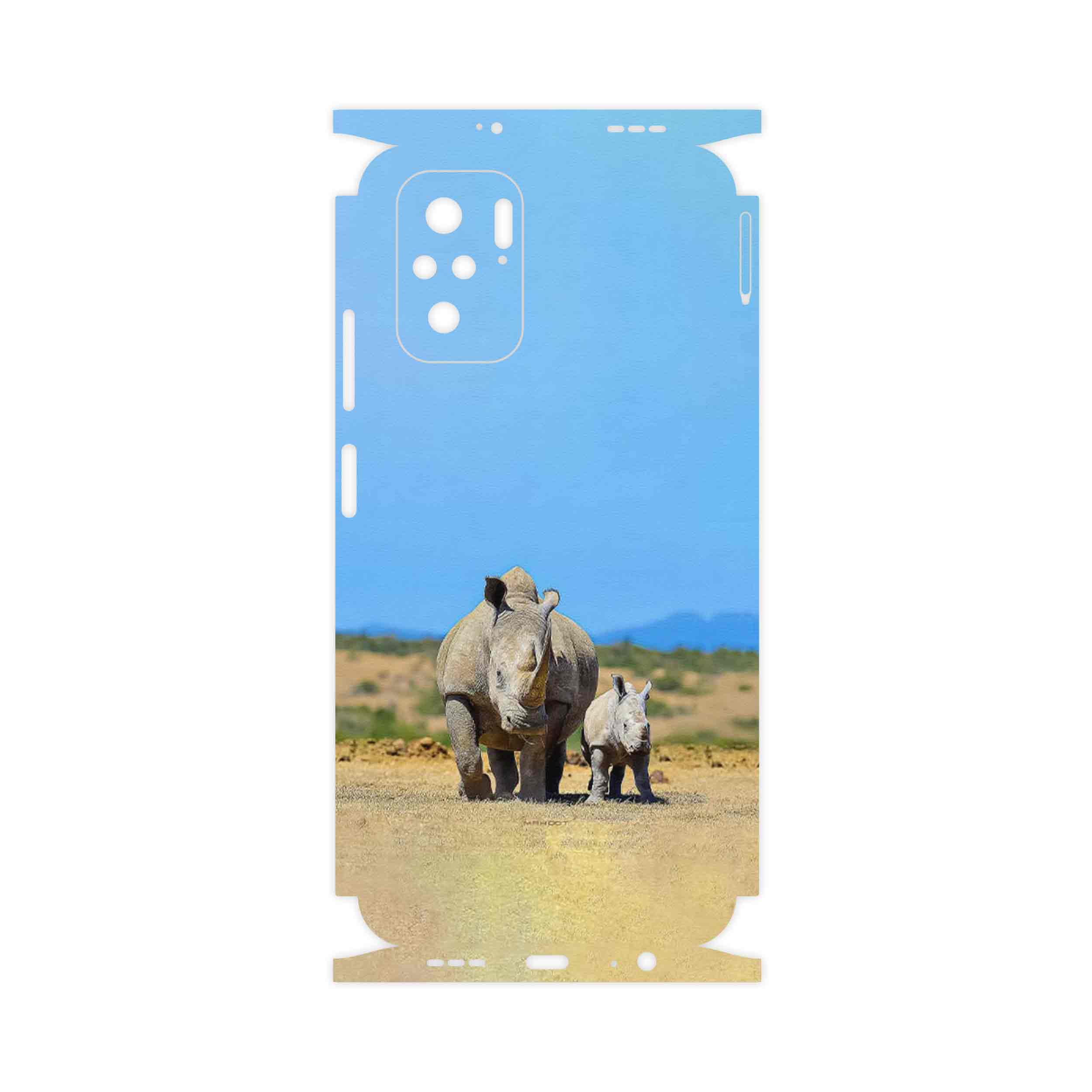 برچسب پوششی ماهوت مدل Rhino-FullSkin مناسب برای گوشی موبایل شیائومی Poco M5s