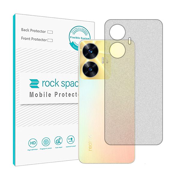 گلس محافظ پشت گوشی ریلمی C55 مدل نانو هیدروژل مات برند راک اسپیس کد S