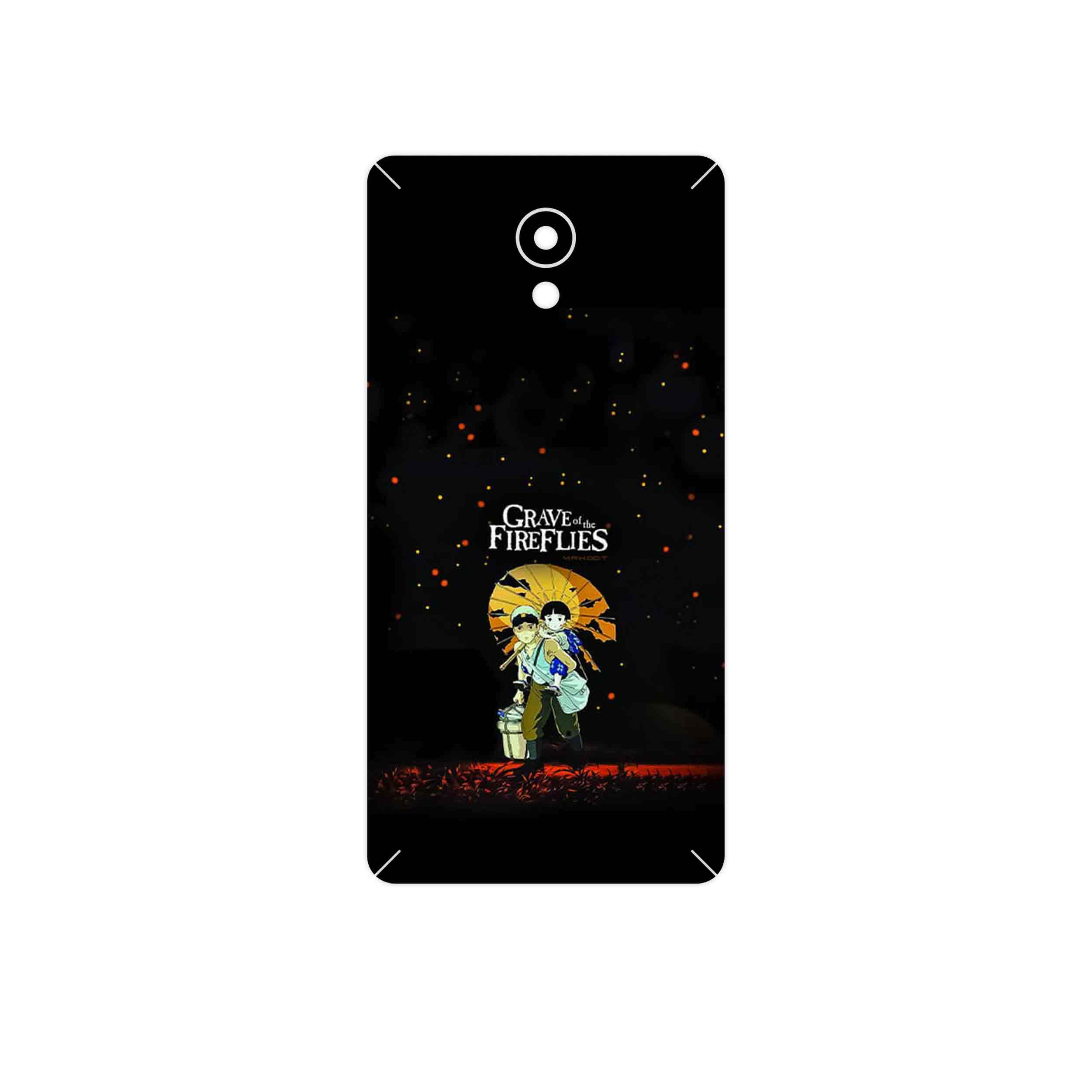 برچسب پوششی ماهوت مدل Grave of the Fireflies مناسب برای گوشی موبایل لنوو Vibe P2