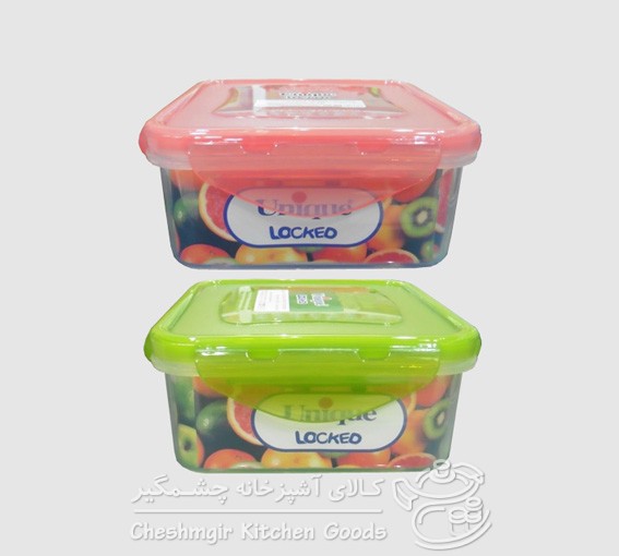 ظروف فریزری مربعی پلاستیکی تک UN-2833