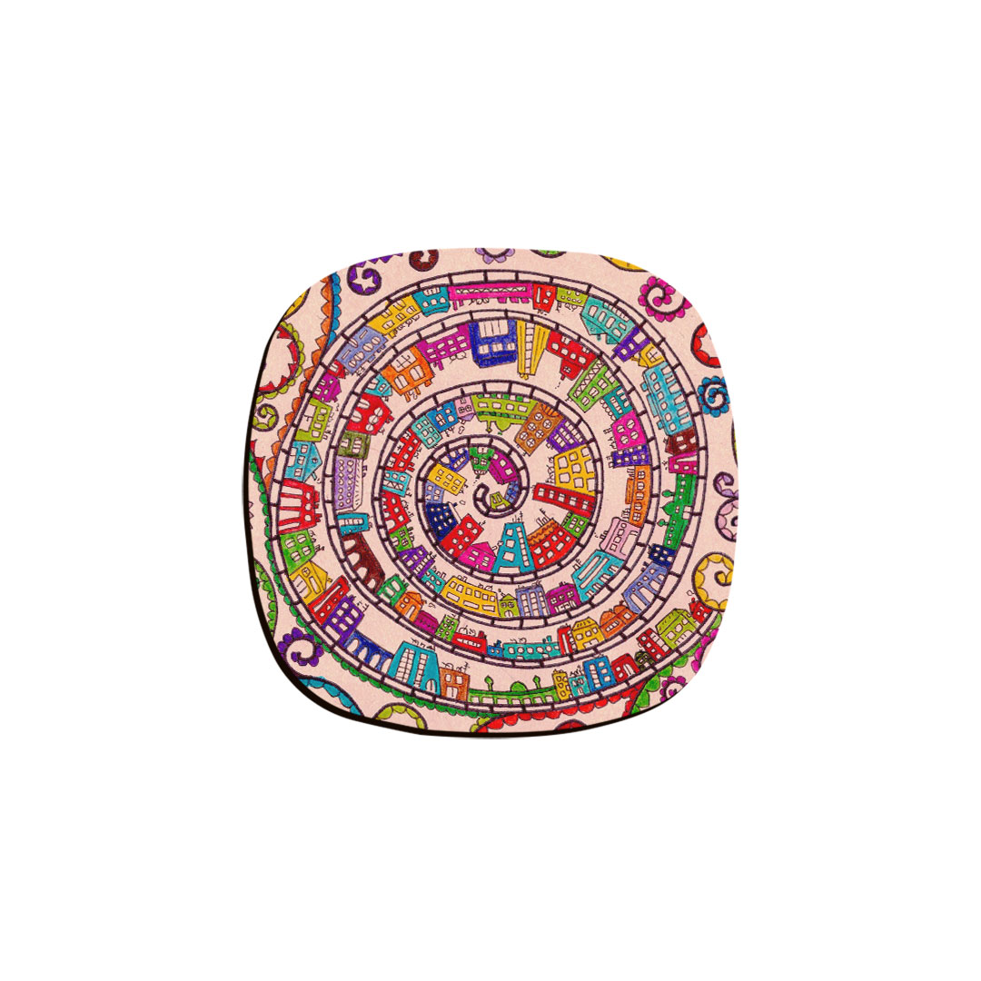 زیر لیوانی ترمه طراحان ایده مدل شهرنگ کد trm505