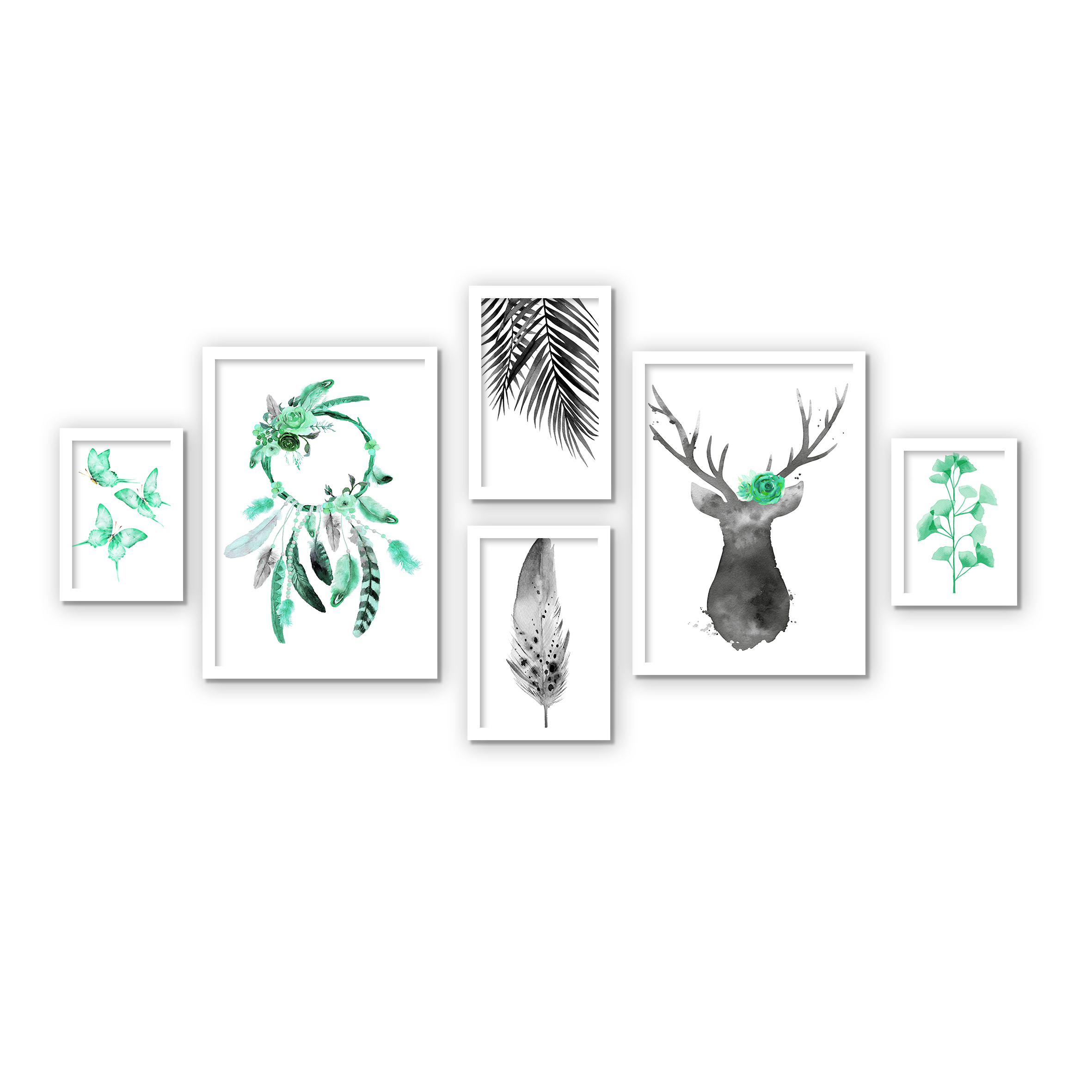 تابلو مدل بوهمین کد BG007 مجموعه 6 عددی