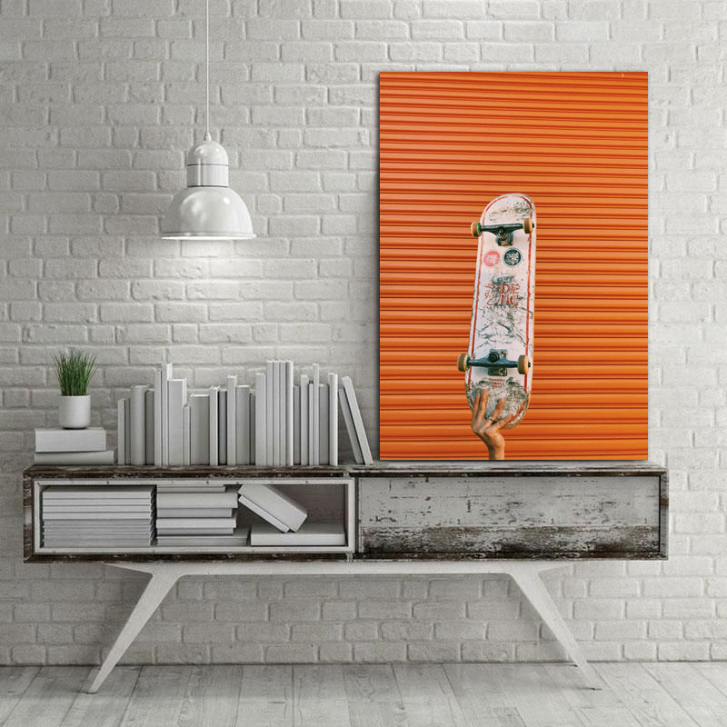 تابلو شاسی طرح اسکیت برد کد 665