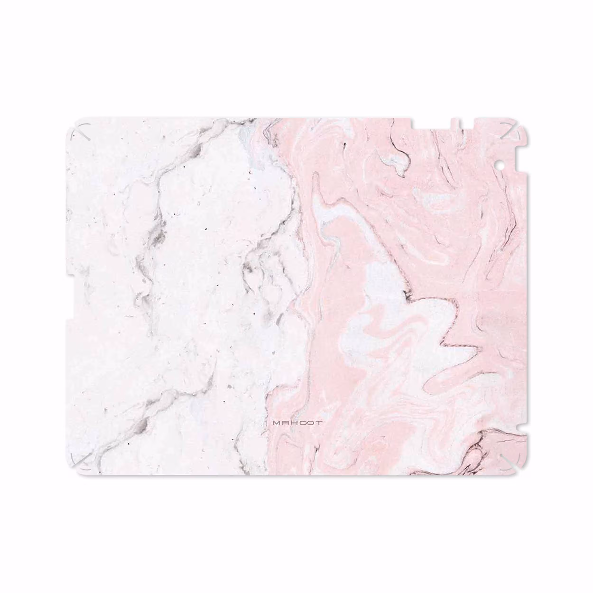 برچسب پوششی ماهوت مدل Blanco-Pink-Marble مناسب برای تبلت اپل iPad 2 2011 A1395