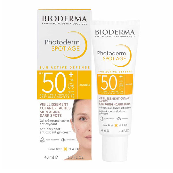 کرم ضد آفتاب و ضدلک بایودرما Bioderma فتودرم اسپات ایج 40 میلی لیتر