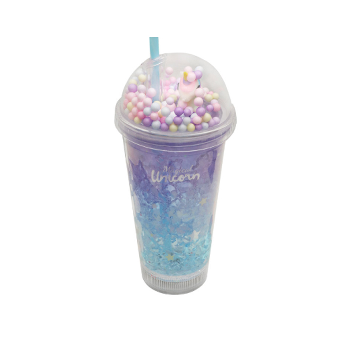 ماگ اسموتی  مدل یخی دونه برفی طرح یونیکورن