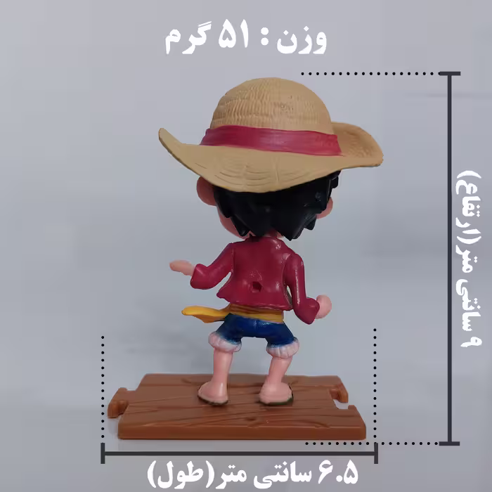 فیگور مدل انیمه وان پیس کد PA-2 مجموعه 2 عددی