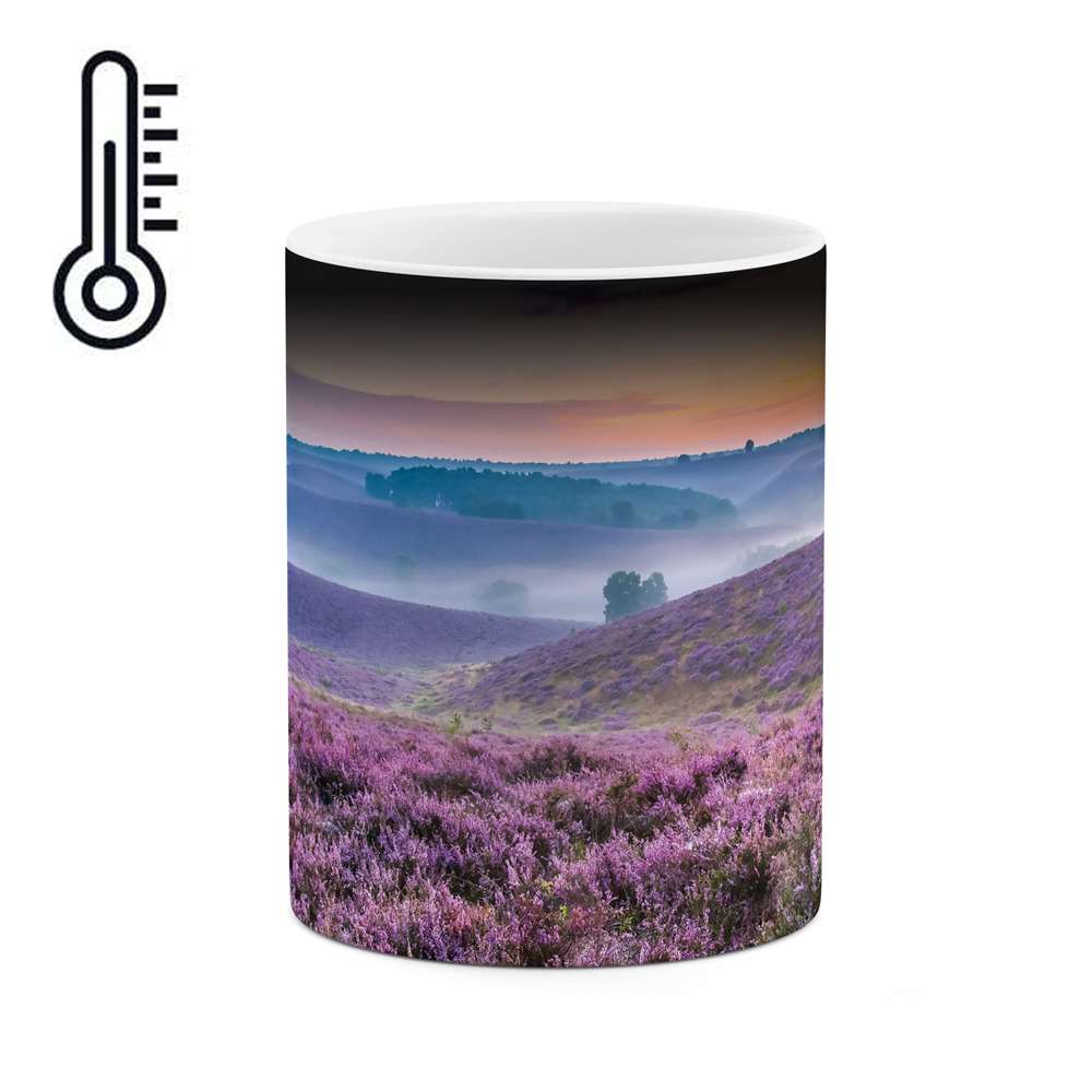 ماگ حرارتی طرح مزرعه گل مدل mgp00466