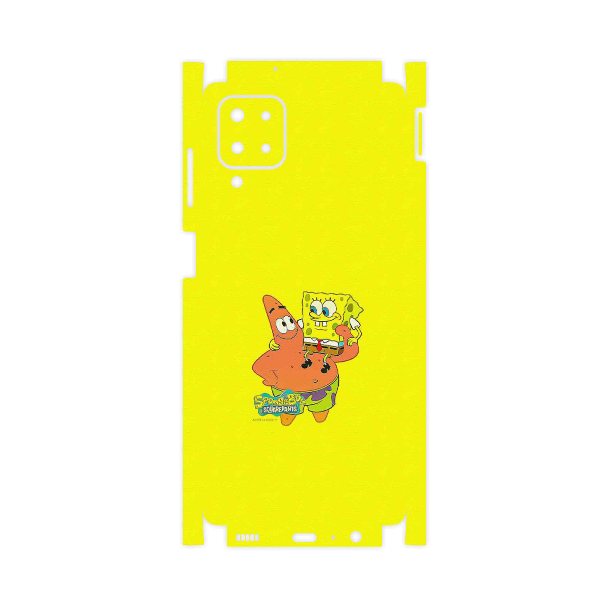 برچسب پوششی ماهوت مدل SpongeBob SquarePants-FullSkin مناسب برای گوشی موبایل سامسونگ Galaxy M12