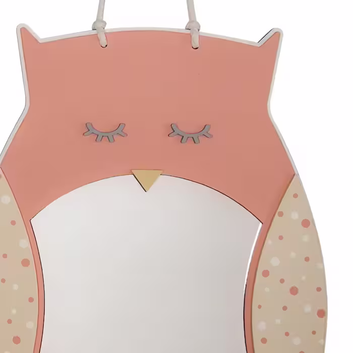آینه دکوراتیو طرح جغد مدل MKids33D
