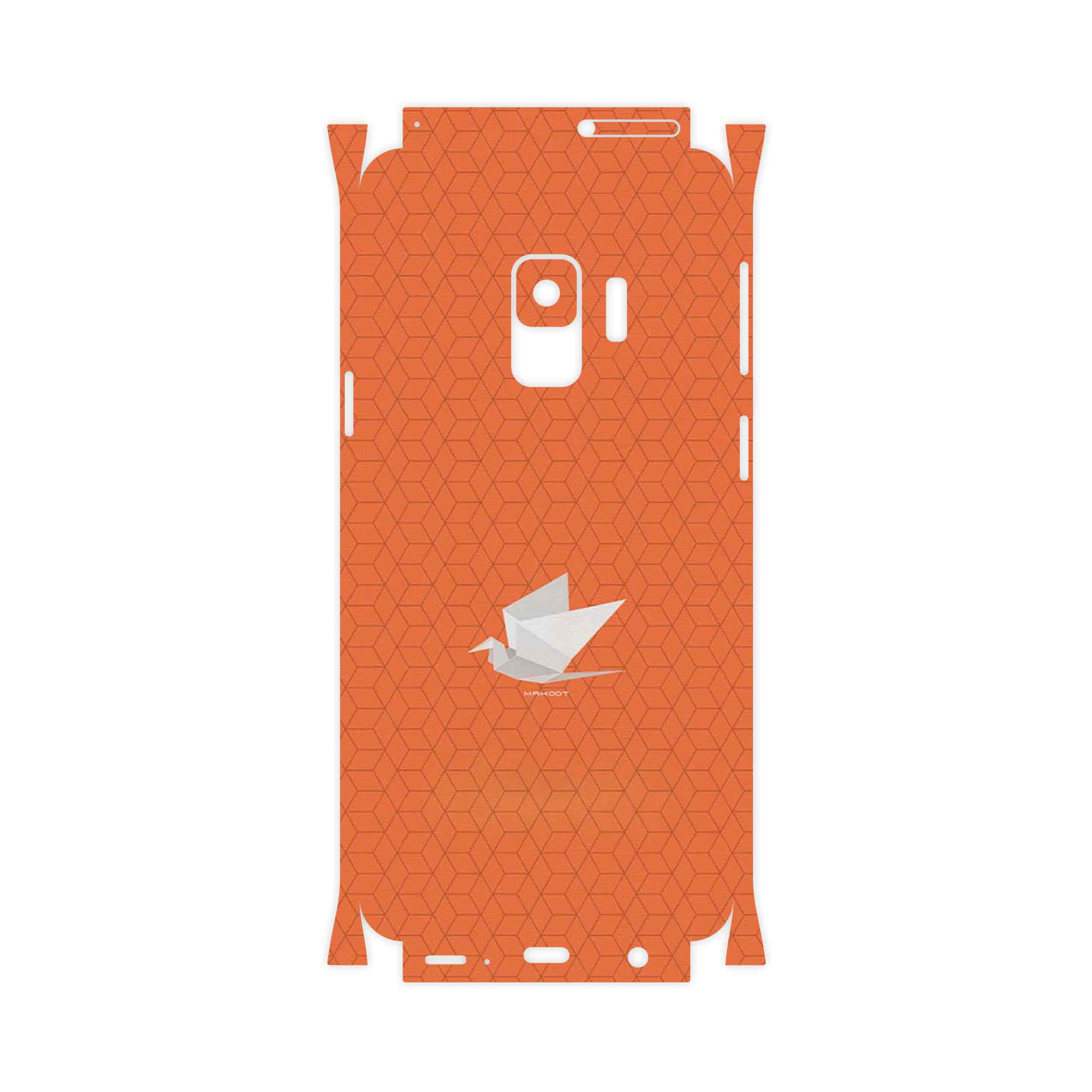 برچسب پوششی ماهوت مدل Minimalist origami bird-FullSkin مناسب برای گوشی موبایل سامسونگ Galaxy S9