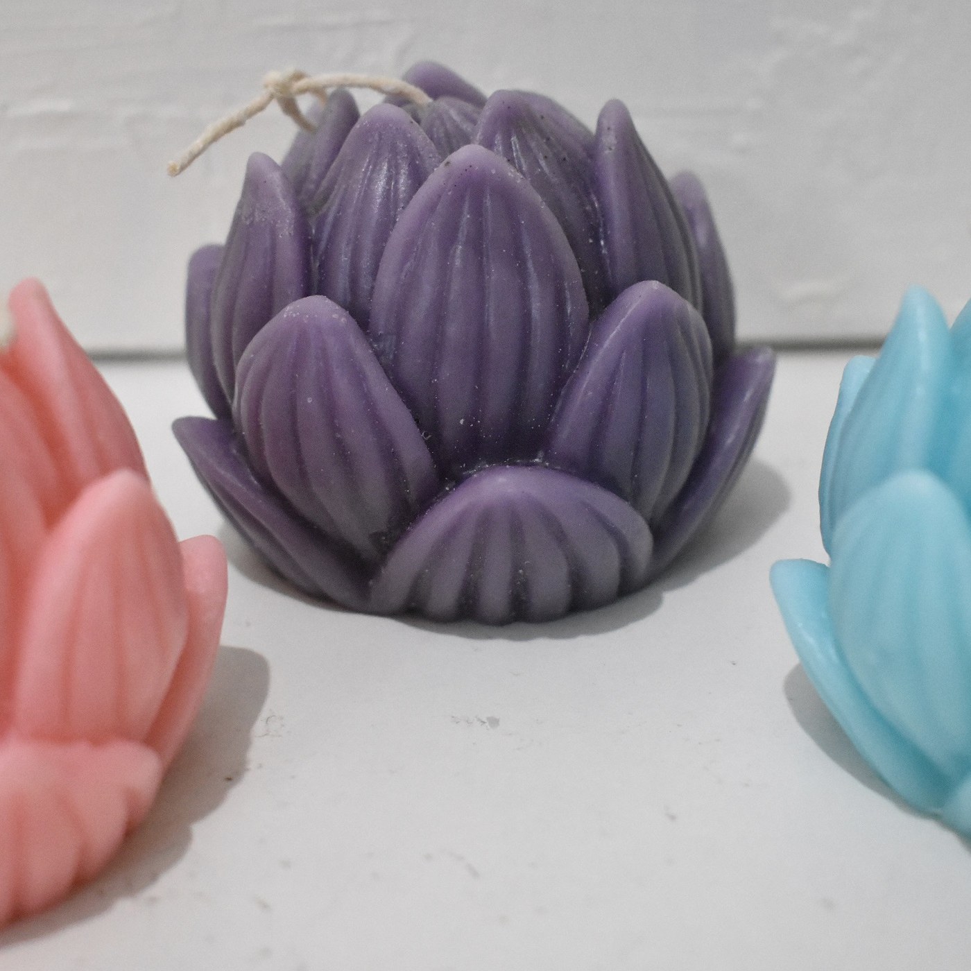 شمع دستساز گل نیلوفر 