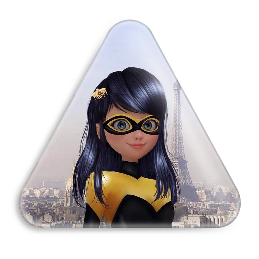 پیکسل خندالو طرح دختر کفشدوزکی مدل مثلثی یکد 3542