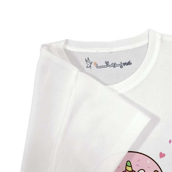 تی شرت بچگانه پرمانه طرح یونیکورن کد pmt.3370