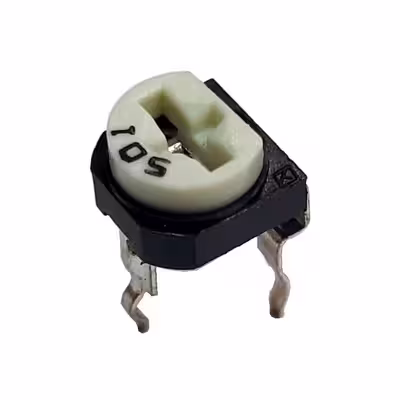 مقاومت پتانسیومتر 500 اهم کد WH06-2-501 بسته 10 عددی