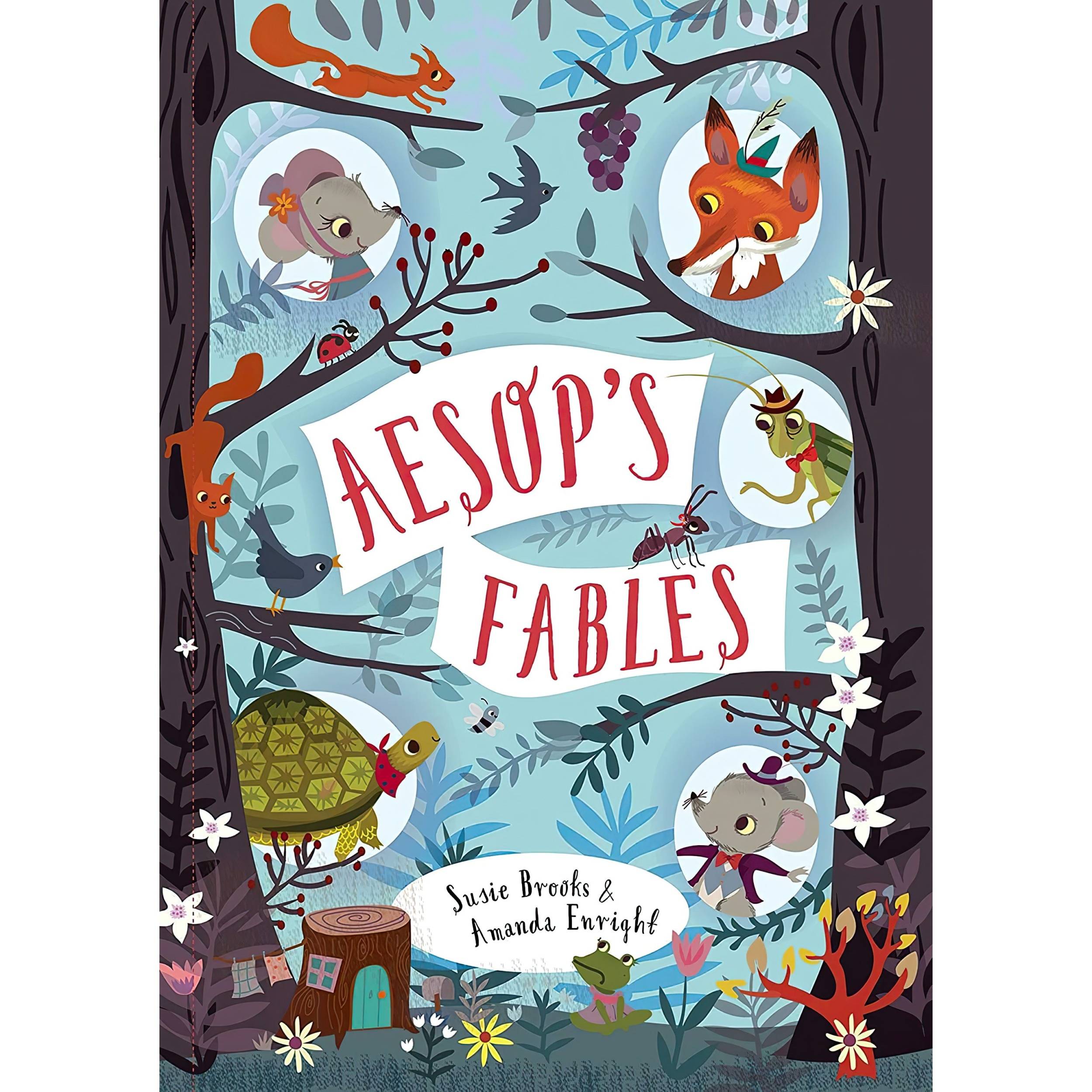 کتاب Aesops Fables اثر Aesop and Amanda Enright انتشارات Silver Dolphin Books