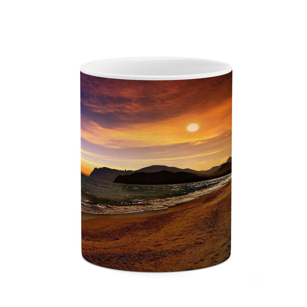 ماگ کاکتی طرح غروب مدل mgs16016