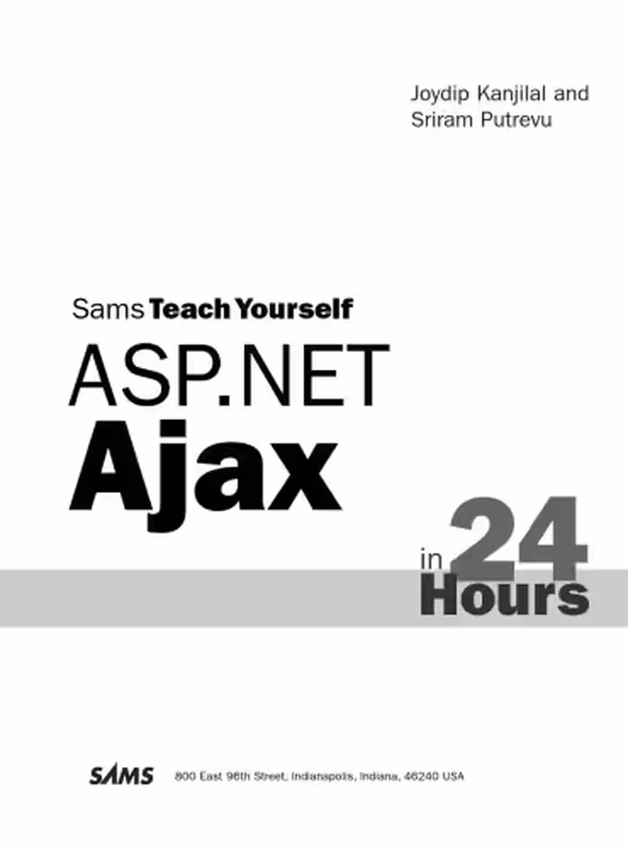 خرید و دانلود نسخه کامل کتاب Teach Yourself ASP.NET Ajax in 24 Hours