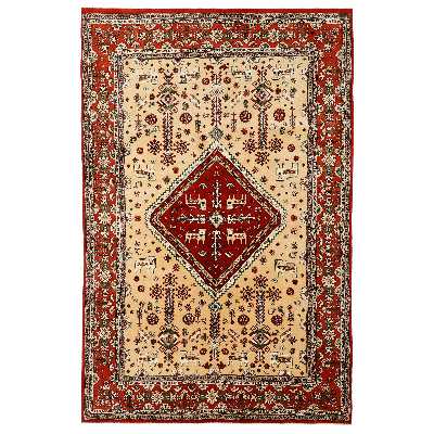 فرش دستبافت شش متری طرح قشقایی کد 564517r