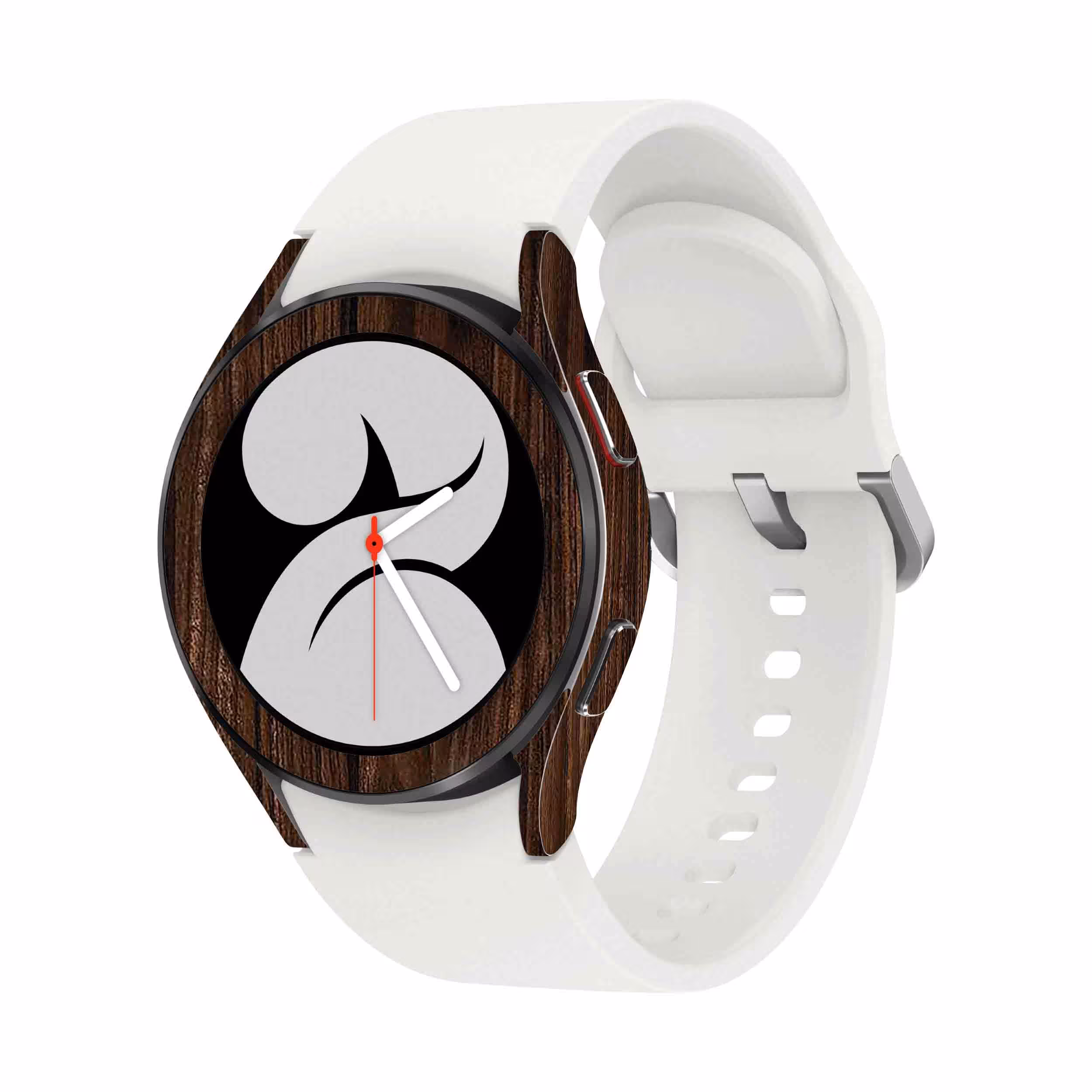 برچسب ماهوت طرح Dark Walnut Wood مناسب برای ساعت هوشمند سامسونگ Watch4 40mm