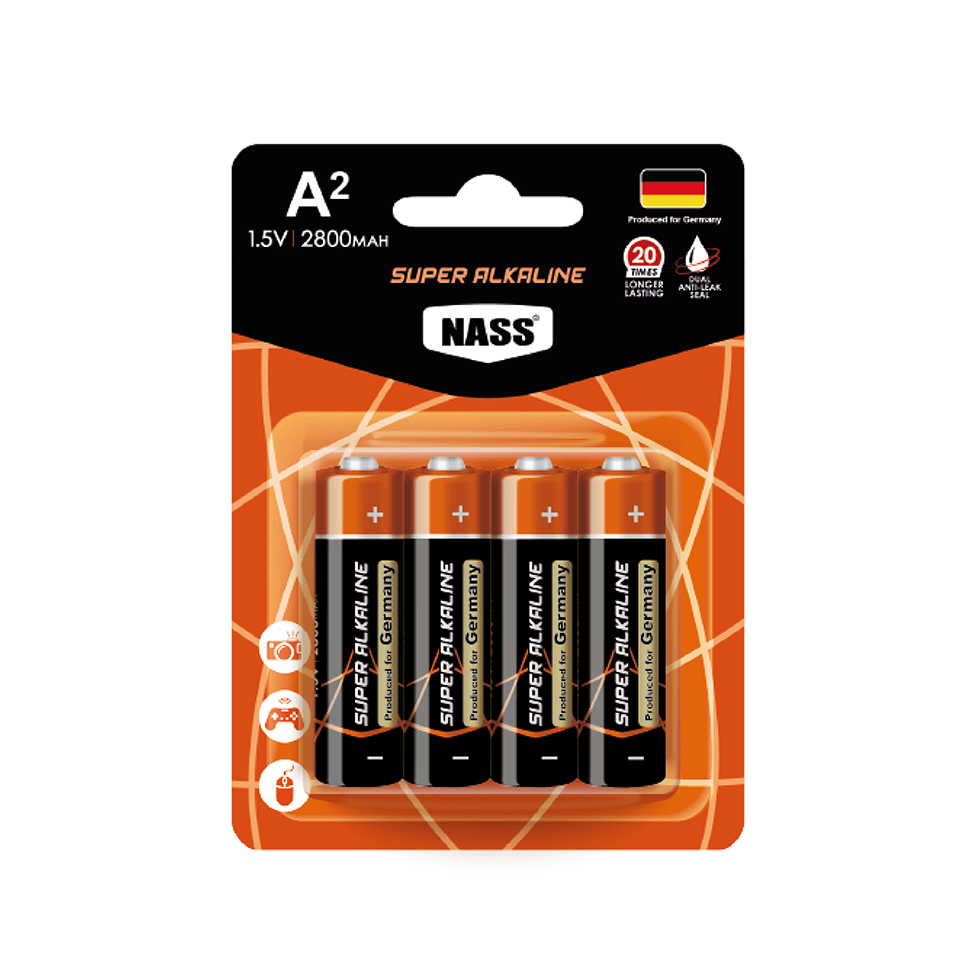باتری قلمی ناس مدل سوپر آلکالاین بسته 4 عددی