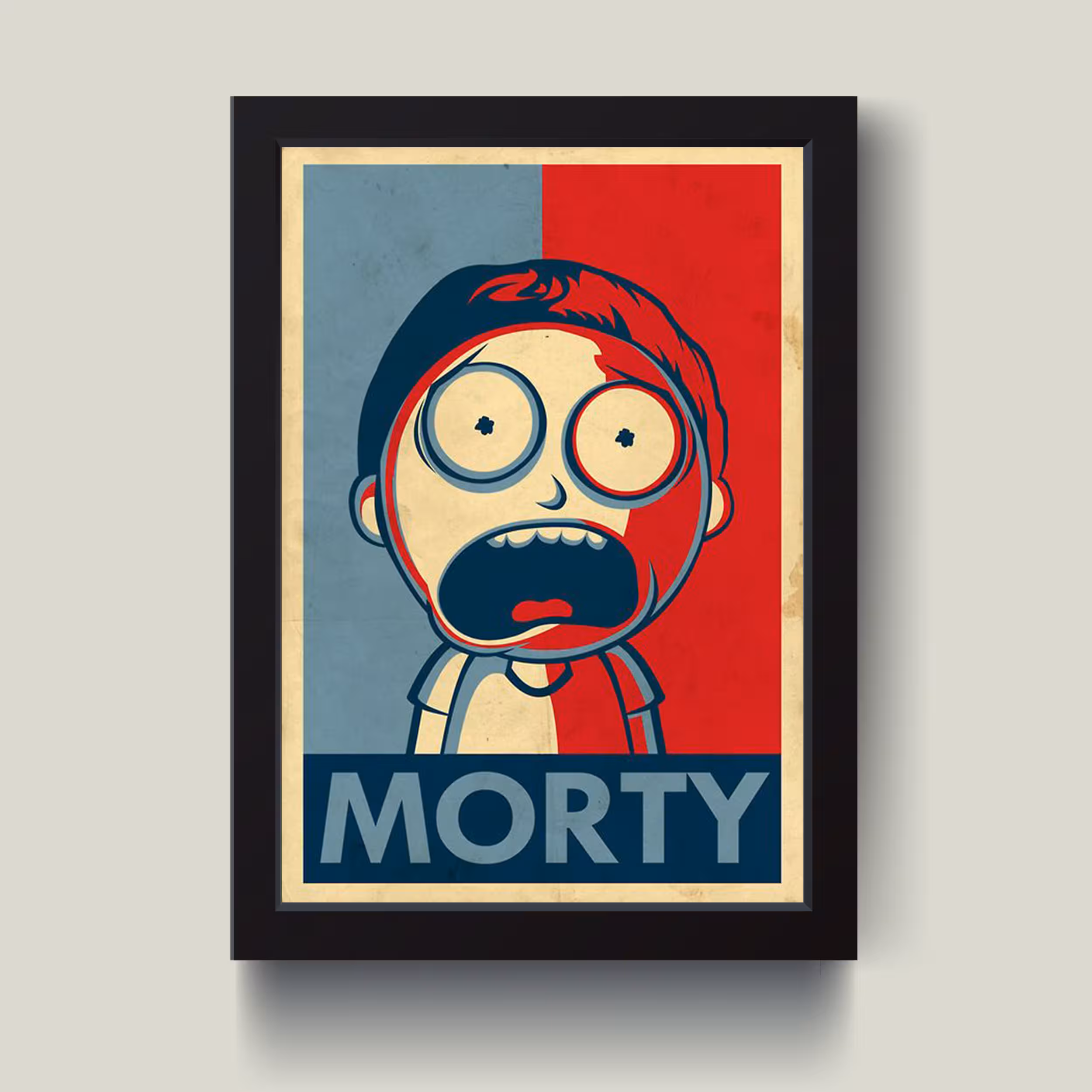 تابلو مدل دکوراتیو ریک اند مورتی Rick and morthy کدG10-15
