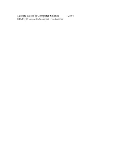 خرید و دانلود نسخه کامل کتاب Discovery Science: 5th International Conference, DS 2002 Lübeck, Germany, November 24–26, 2002 Proceedings