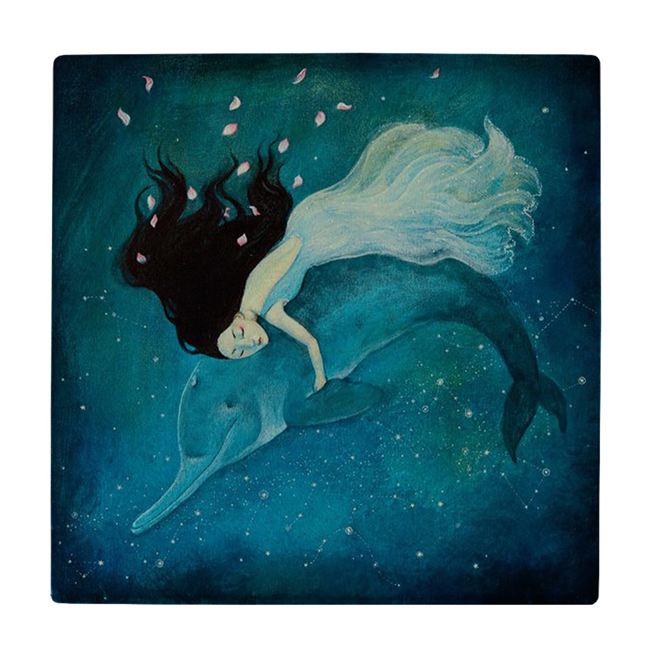 کاشی طرح بانوی دریا کد wk400