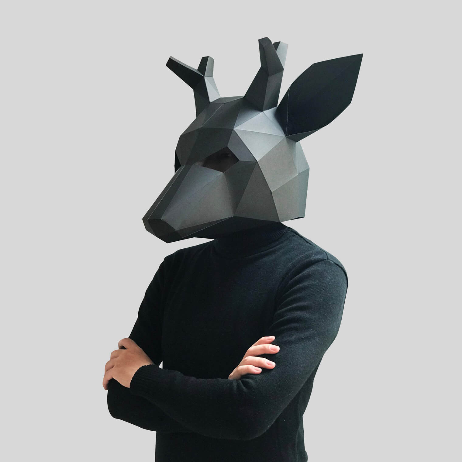 ماسک صورت اوریگامی گوزن - فروشگاه نیم آستین