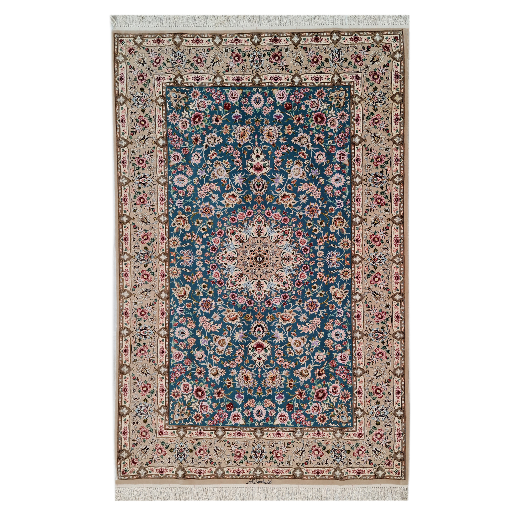 فرش دستبافت دو نیم متری اصفهان آبتین کد 4330