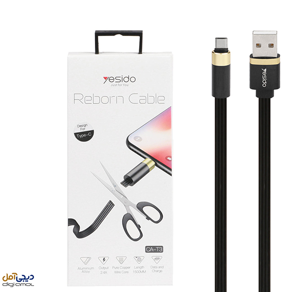 کابل شارژر Type_C برندYesido