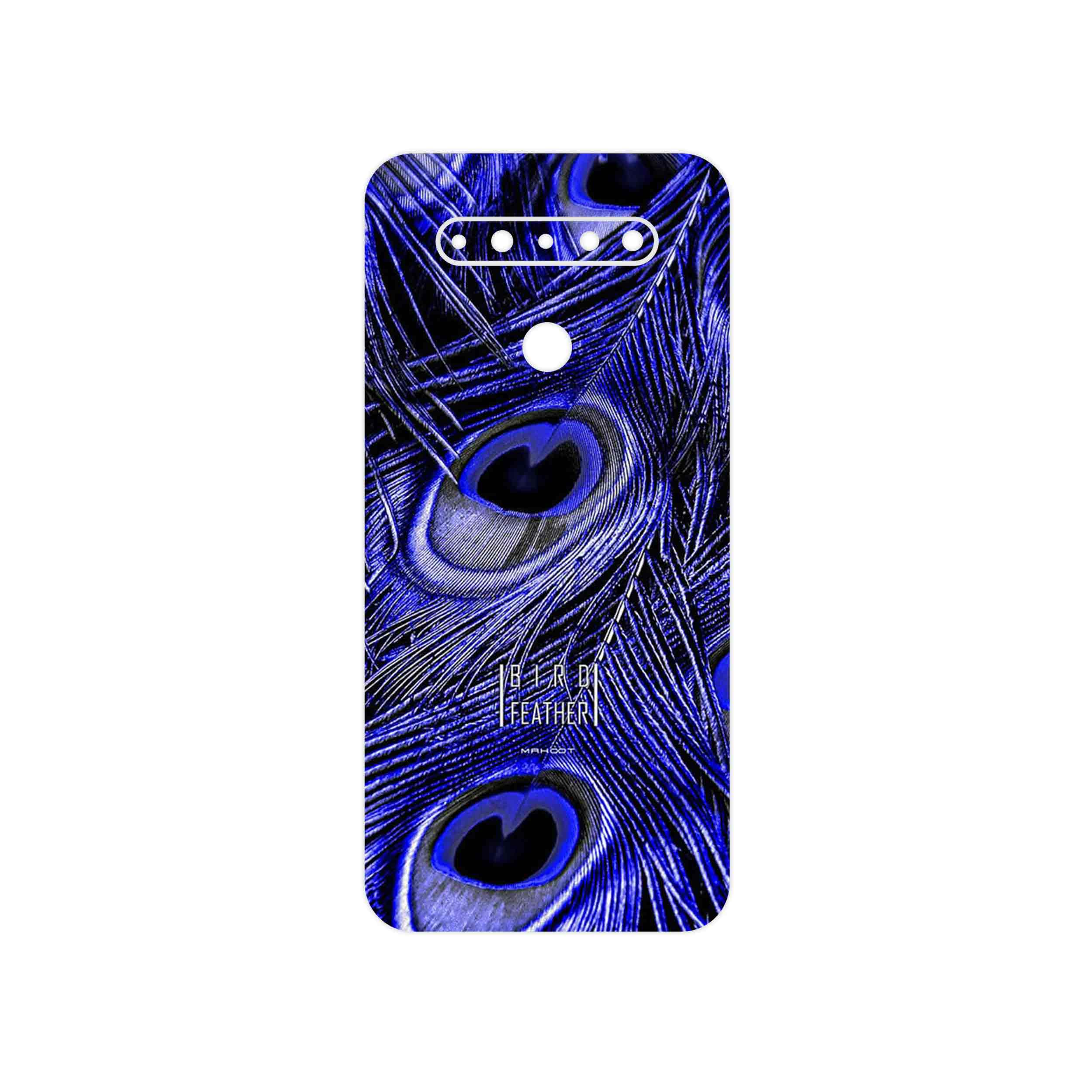 برچسب پوششی ماهوت مدل Purple Feather مناسب برای گوشی موبایل ال جی K51s