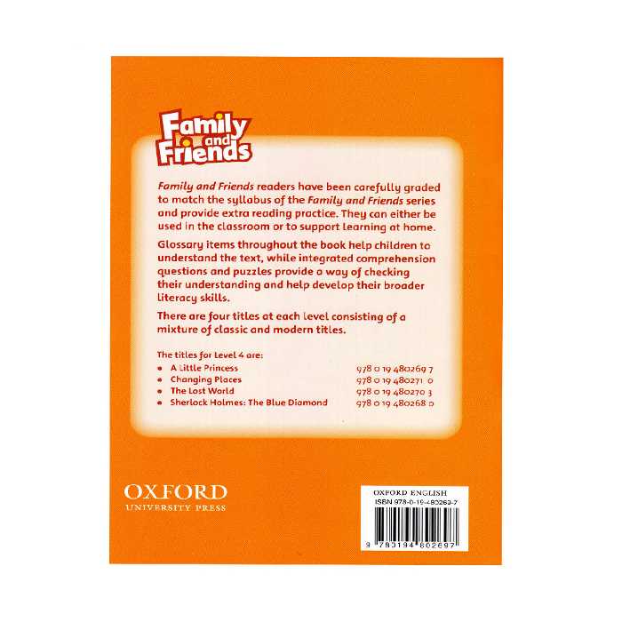 کتاب داستان Family And Friends 4 اثر جمعی از نویسندگان انتشارات الوندپویان چهار جلدی