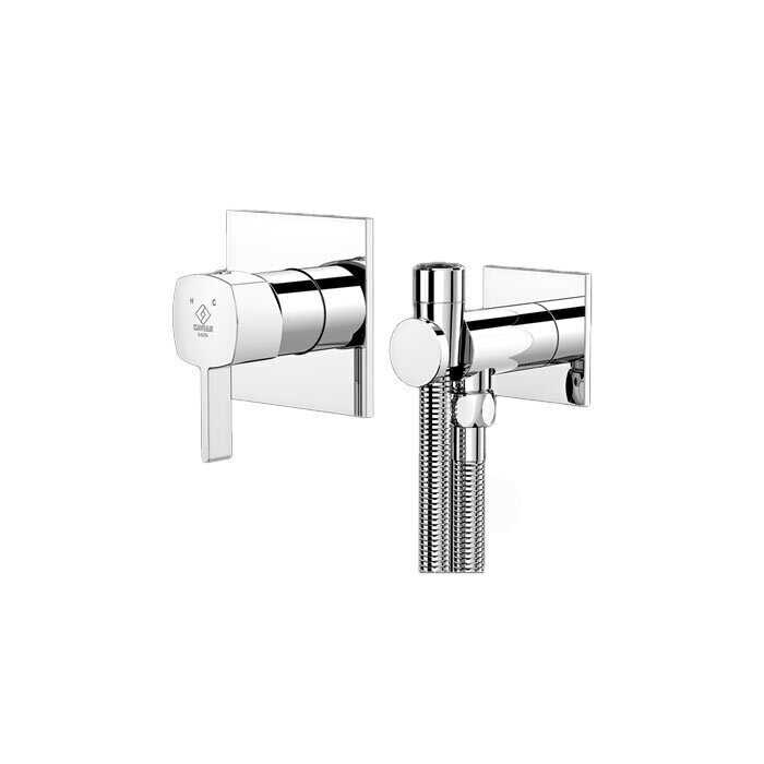 شیر توالت توکار کاویان مدل ساتین