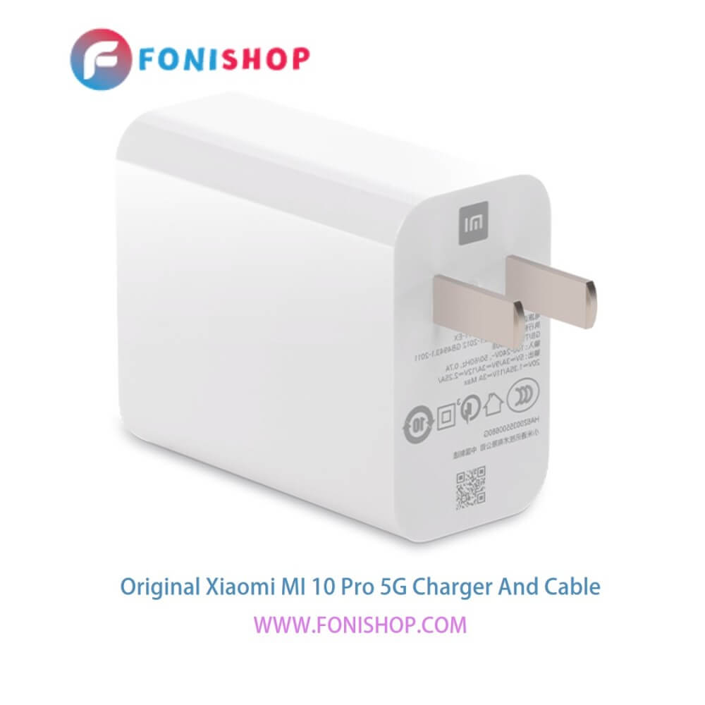 کابل و شارژر فست شارژ اصلی شیائومی Xiaomi Mi 10 Pro 5G