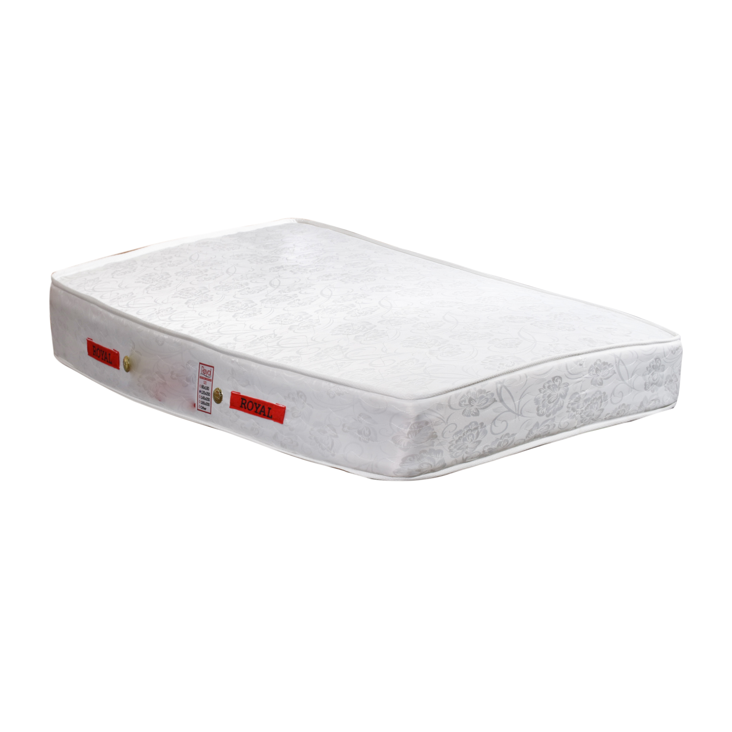 تشک رویال مدل roya6 کد 121 یک ونیم نفره سایز 120x200 سانتی متر