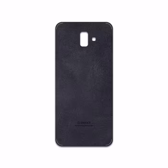 برچسب پوششی ماهوت مدل Graphite Buffalo Leather مناسب برای گوشی موبایل سامسونگ Galaxy J6 Plus