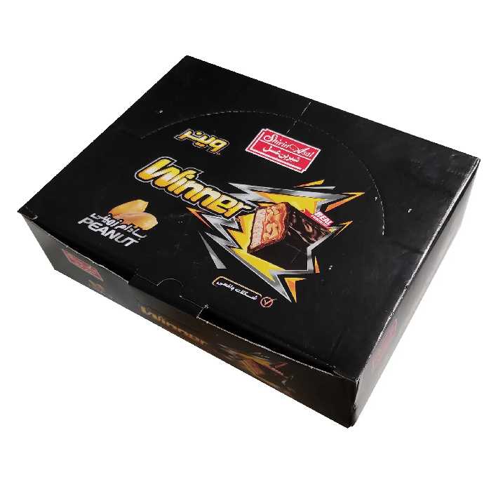 شکلات با مغز بادام زمینی وینر شیرین عسل - 800 گرم