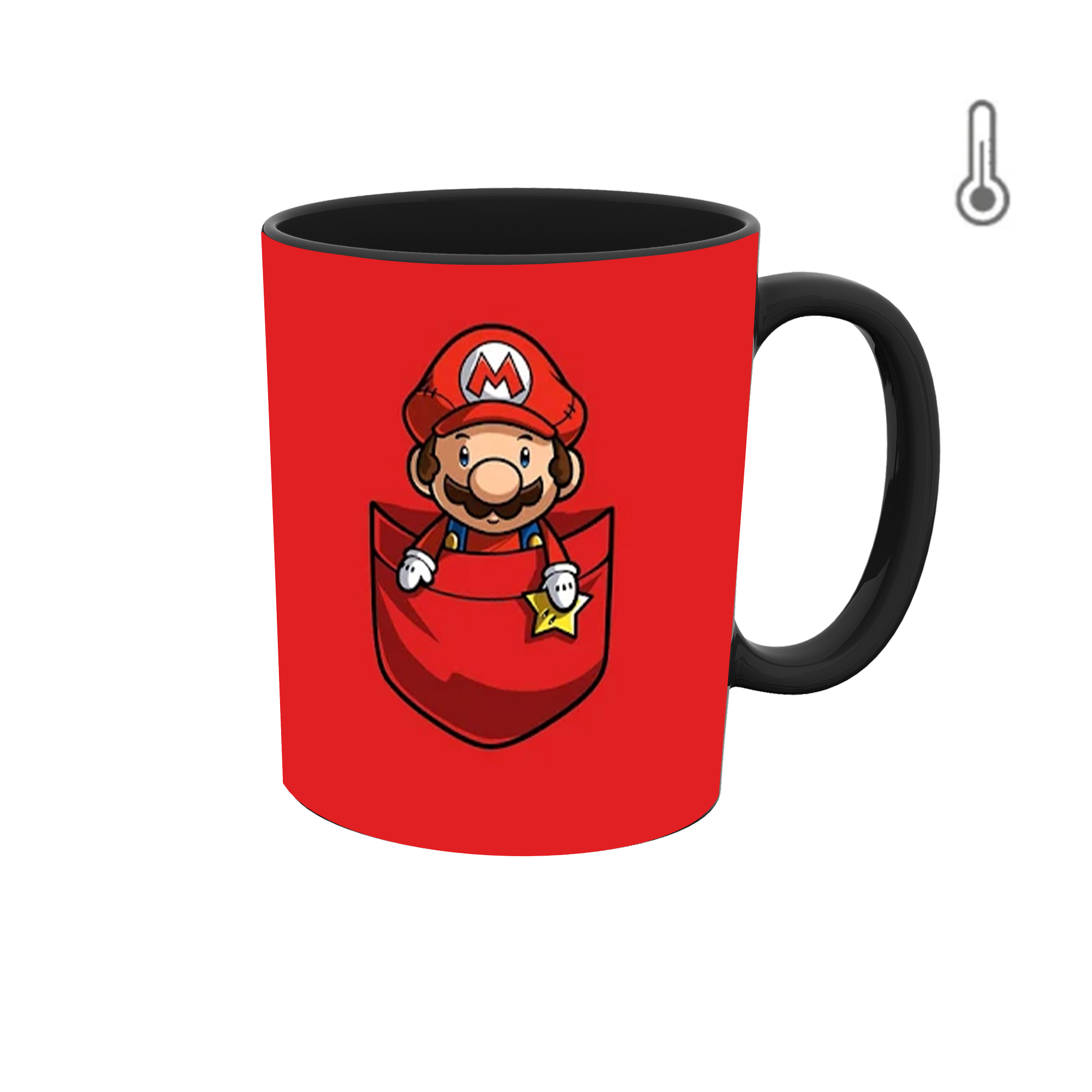 ماگ حرارتی طرح ماریو قارچ خور 