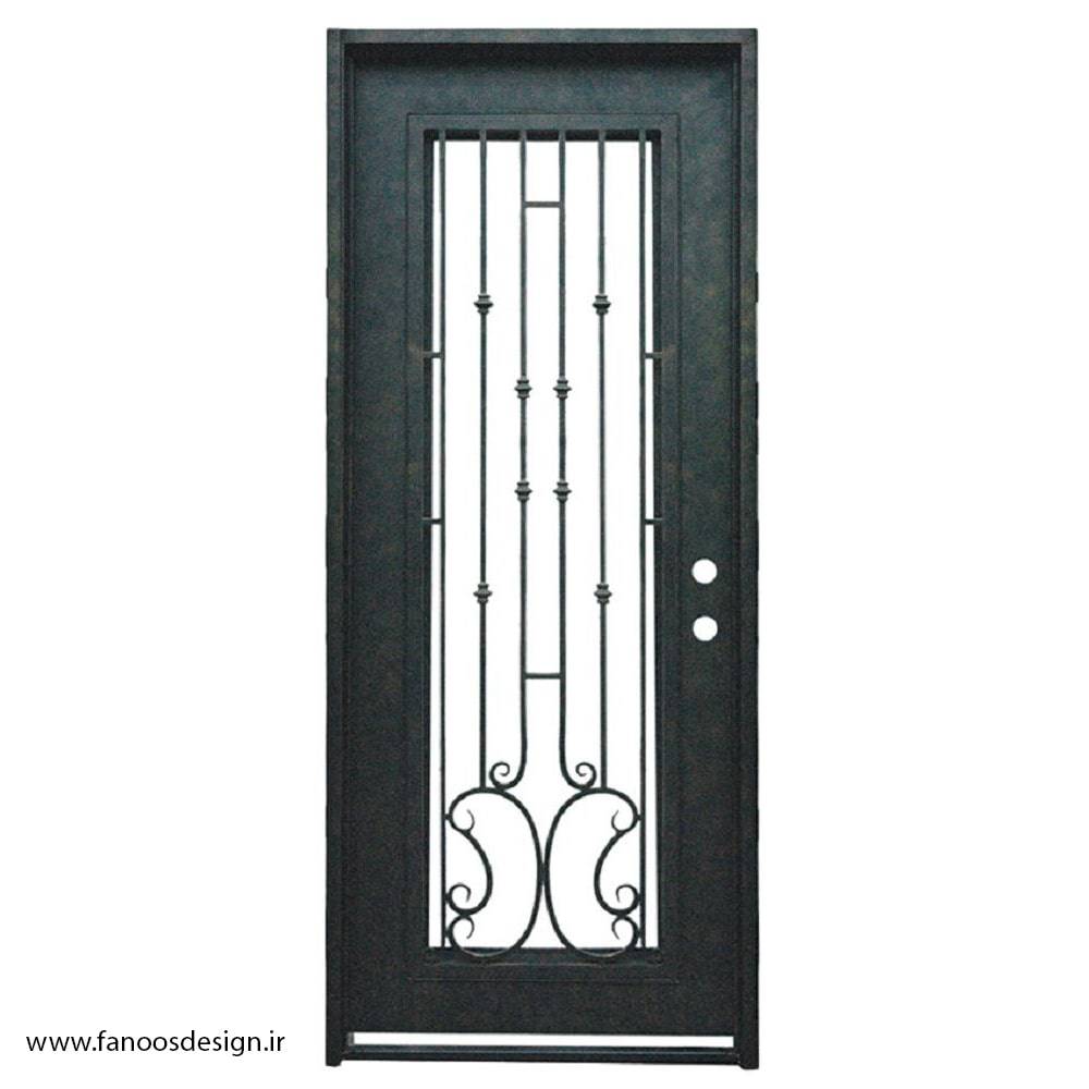 درب نفررو فلزی ساده کد 2202