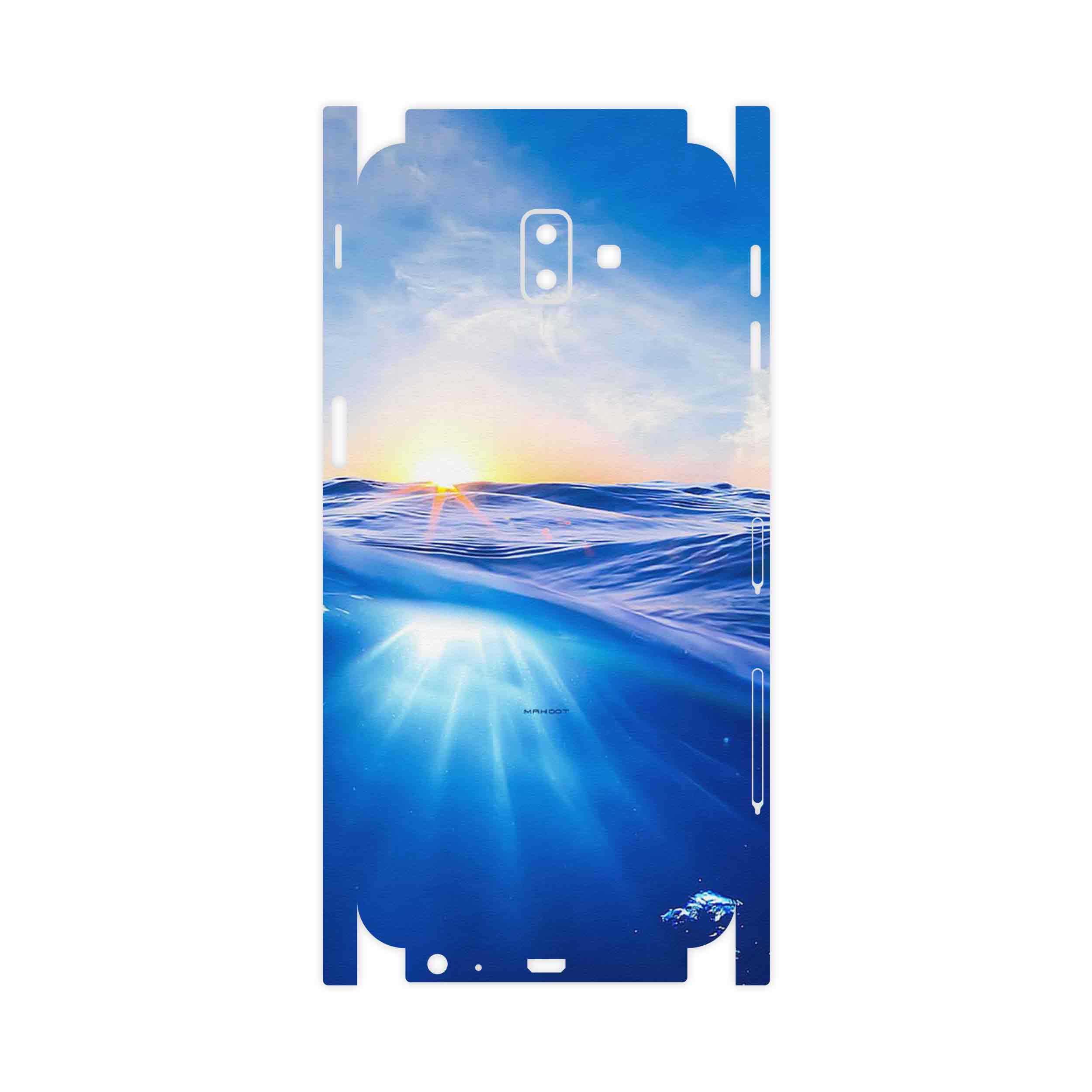 برچسب پوششی ماهوت مدل Ocean-FullSkin مناسب برای گوشی موبایل سامسونگ Galaxy J6 Plus
