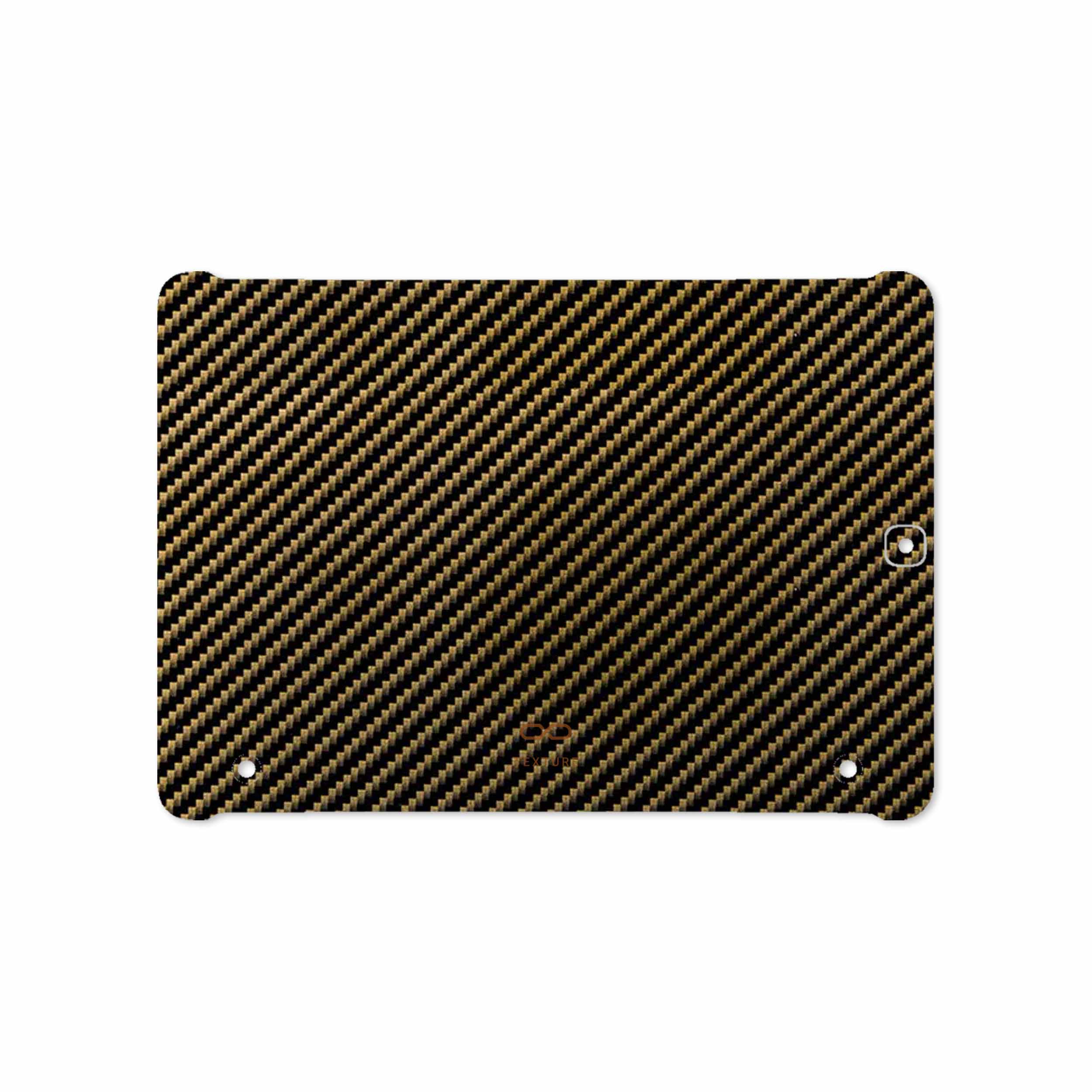 برچسب پوششی ماهوت مدل Glossy-Brown-Fiber مناسب برای تبلت سامسونگ Galaxy Tab S2 9.7 2015 T815