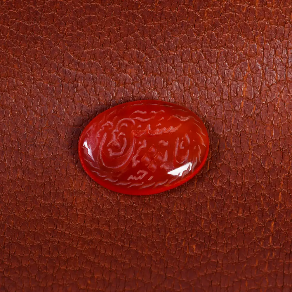 نگین عقیق کد 16542 - جواهری مشاهیر