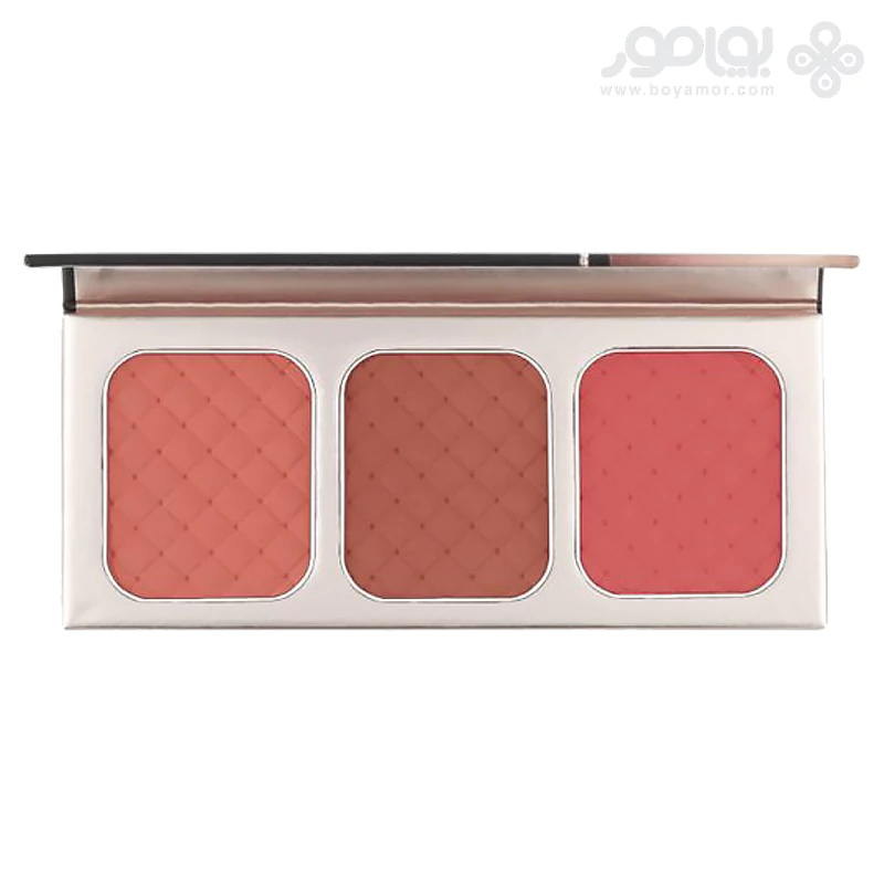 پالت رژگونه 3 رنگ کرکتر مدل GO BLUSH شماره 001