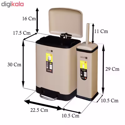 ست سطل و فرچه کنتراست مدل CSS-65